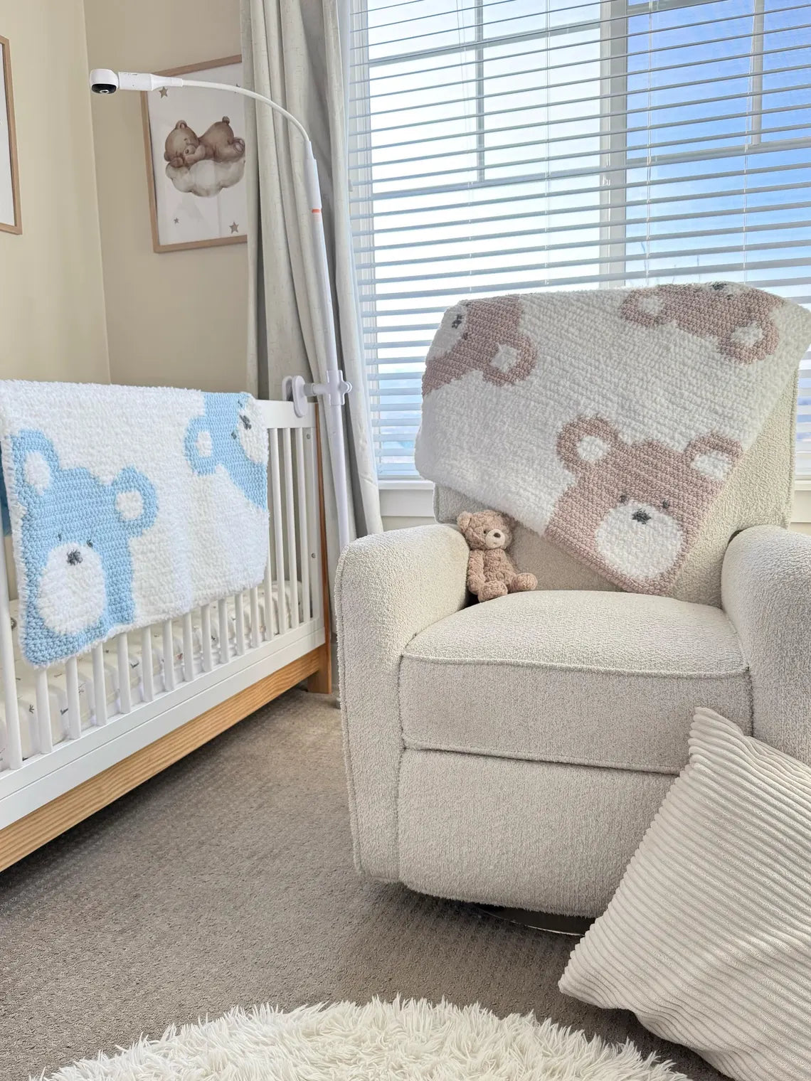 Baby Bear Blanket Crochet Pattern