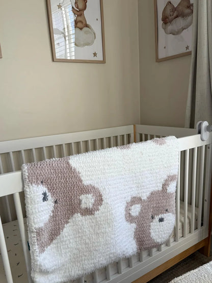 Baby Bear Blanket Crochet Pattern