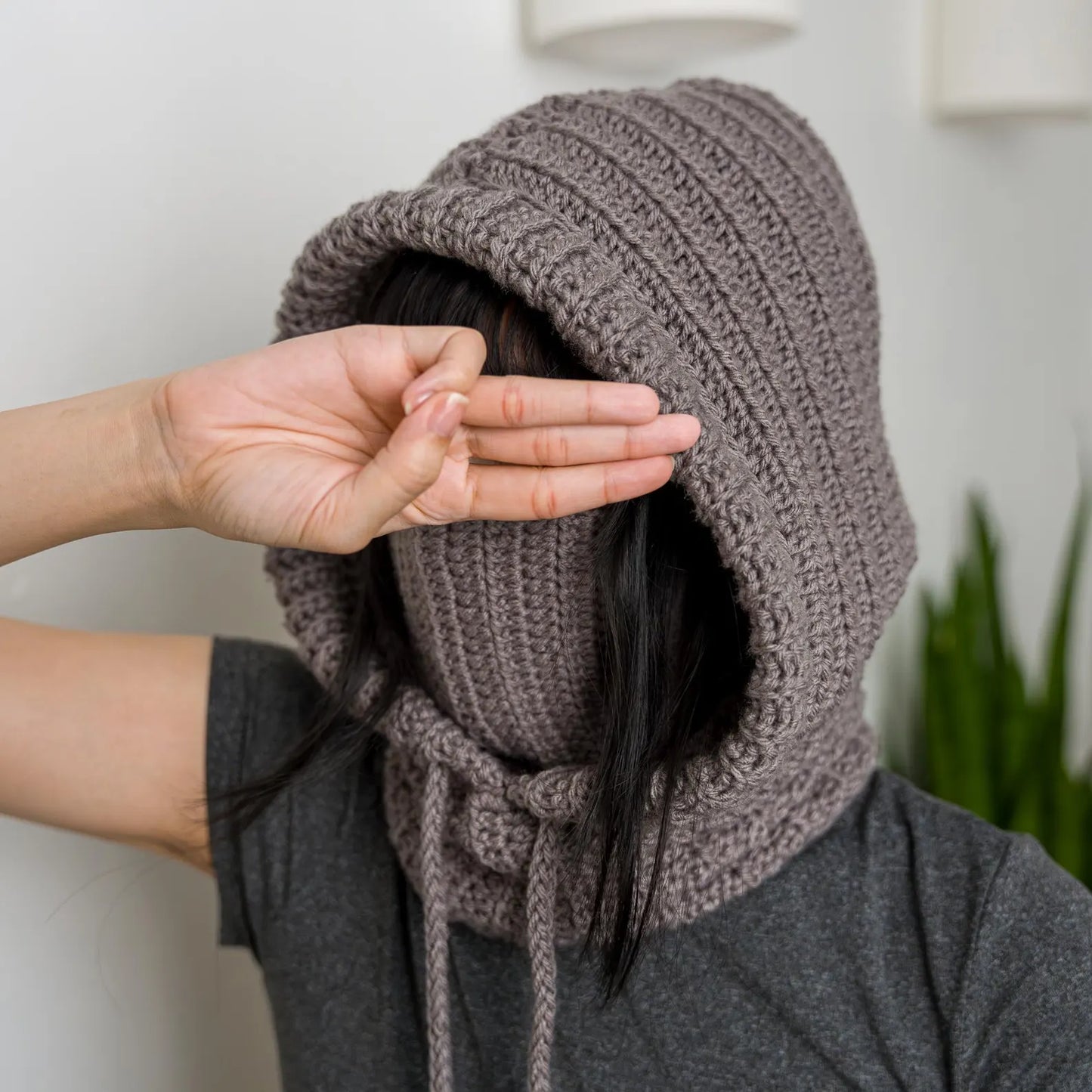 Hooded Balaclava Neck Warmer Crochet Pattern