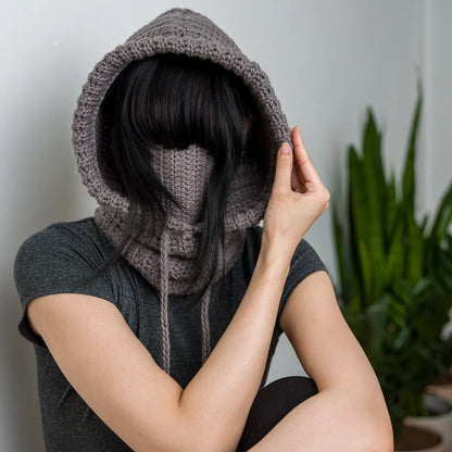 Hooded Balaclava Neck Warmer Crochet Pattern