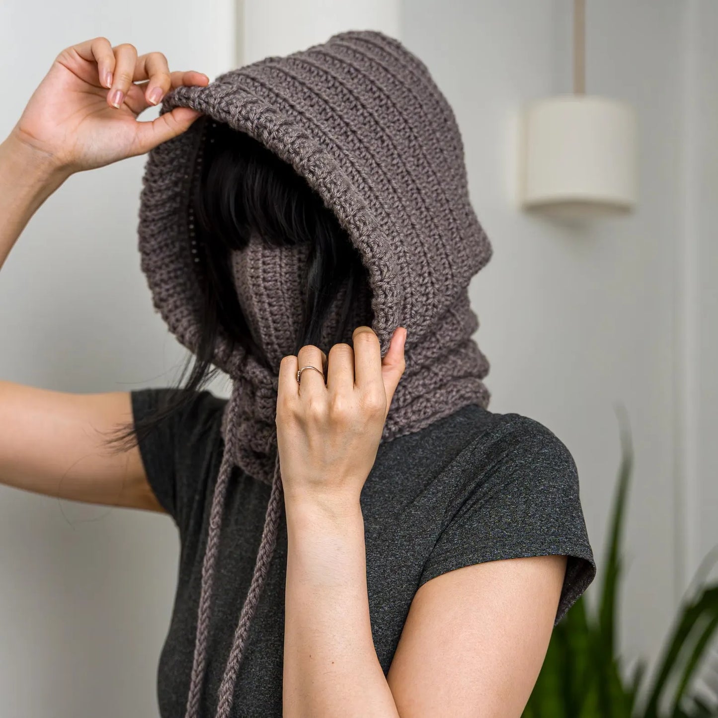 Hooded Balaclava Neck Warmer Crochet Pattern