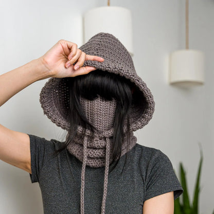 Hooded Balaclava Neck Warmer Crochet Pattern