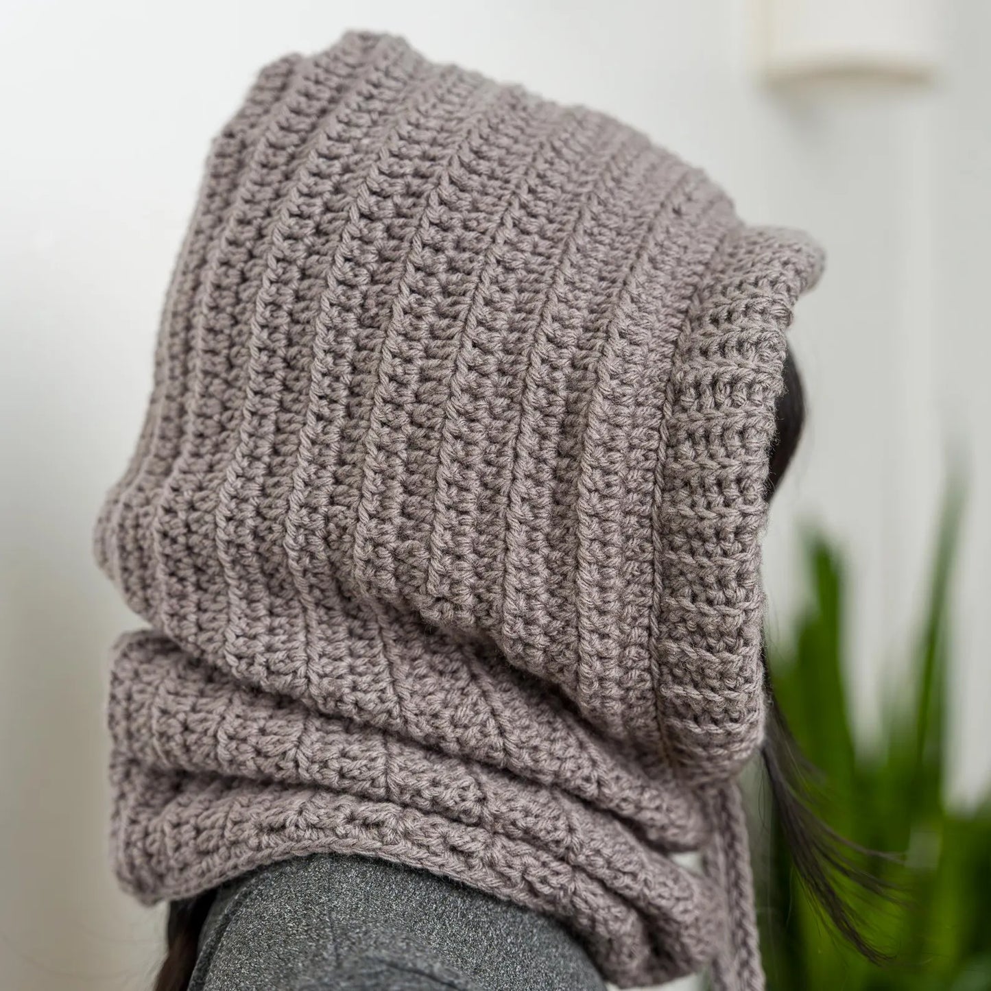 Hooded Balaclava Neck Warmer Crochet Pattern