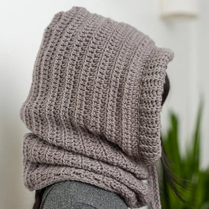 Hooded Balaclava Neck Warmer Crochet Pattern