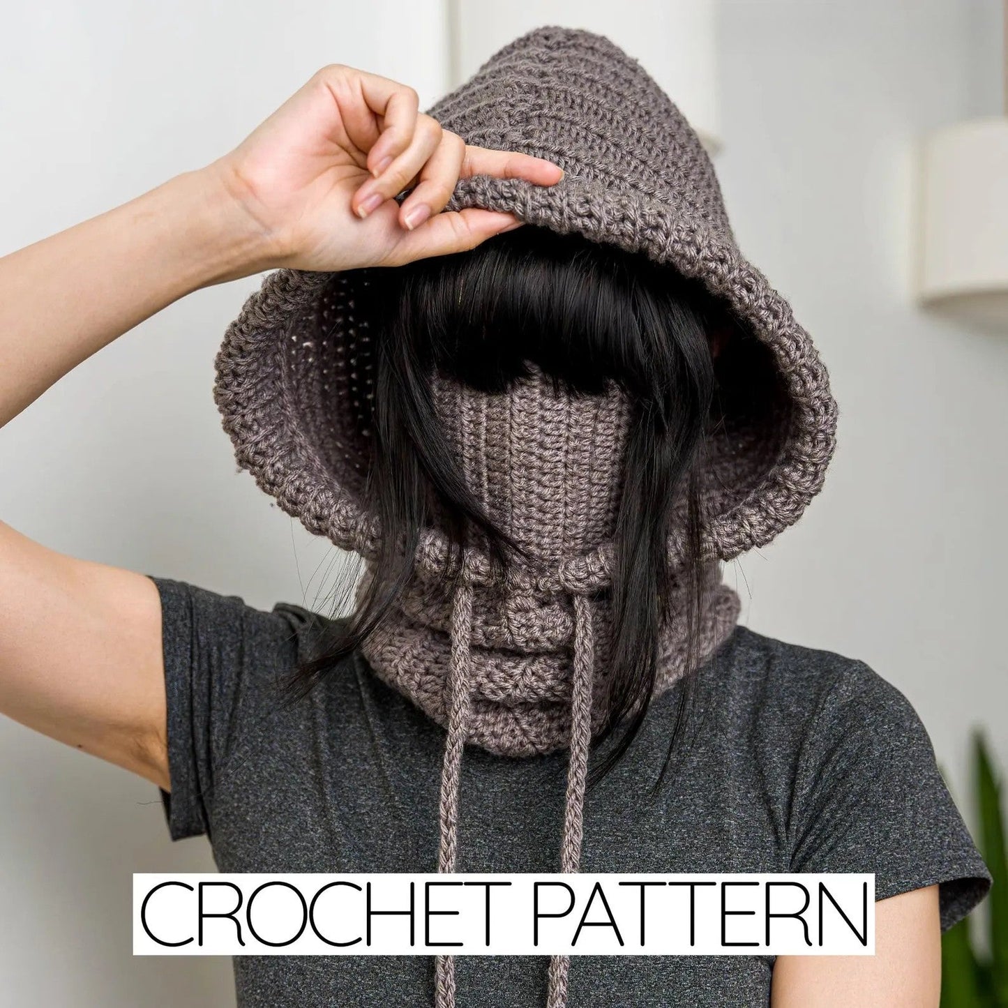 Hooded Balaclava Neck Warmer Crochet Pattern
