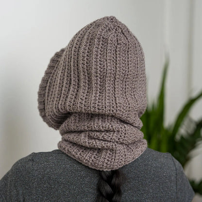Hooded Balaclava Neck Warmer Crochet Pattern