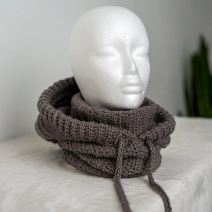 Hooded Balaclava Neck Warmer Crochet Pattern