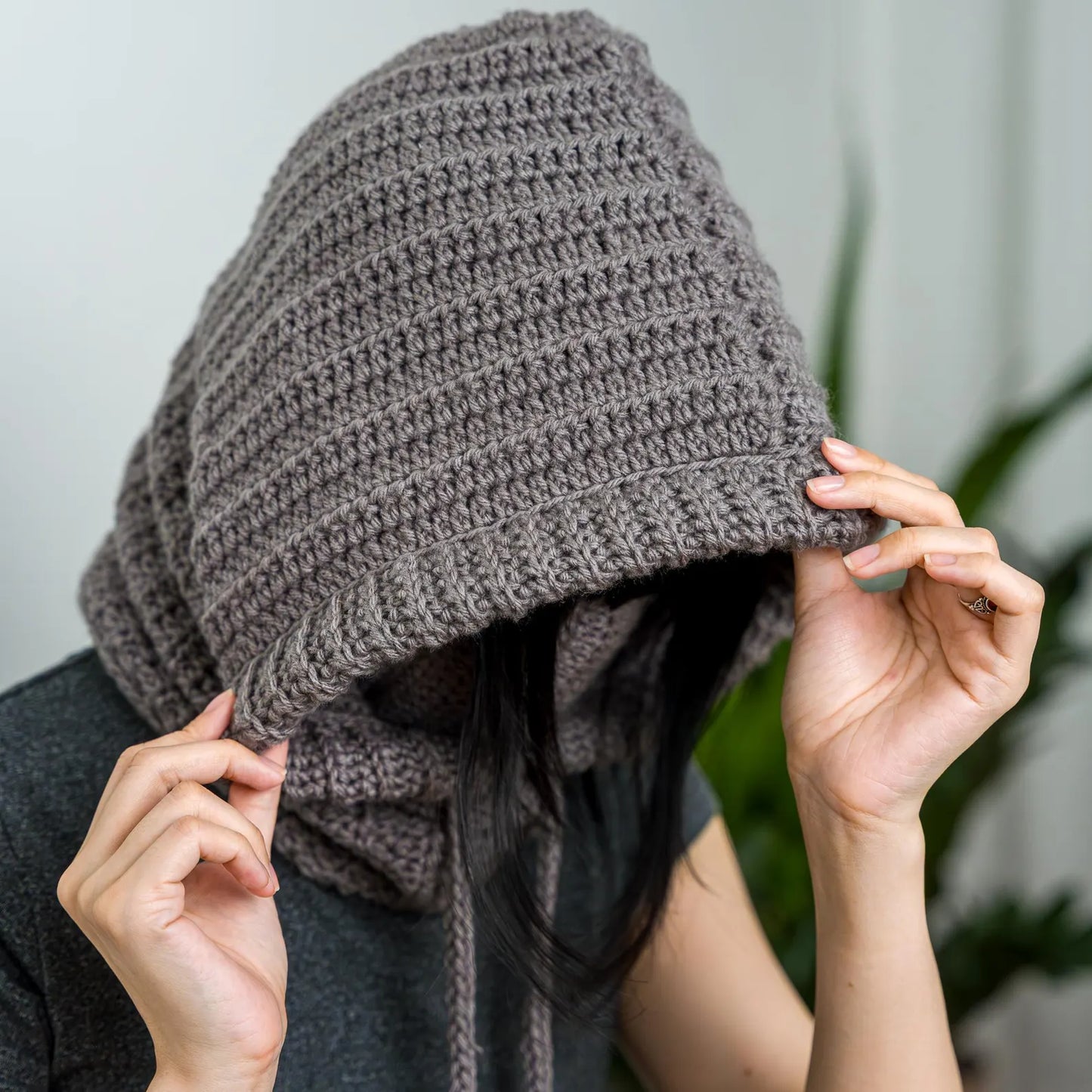 Hooded Balaclava Neck Warmer Crochet Pattern
