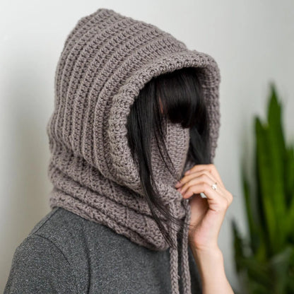 Hooded Balaclava Neck Warmer Crochet Pattern
