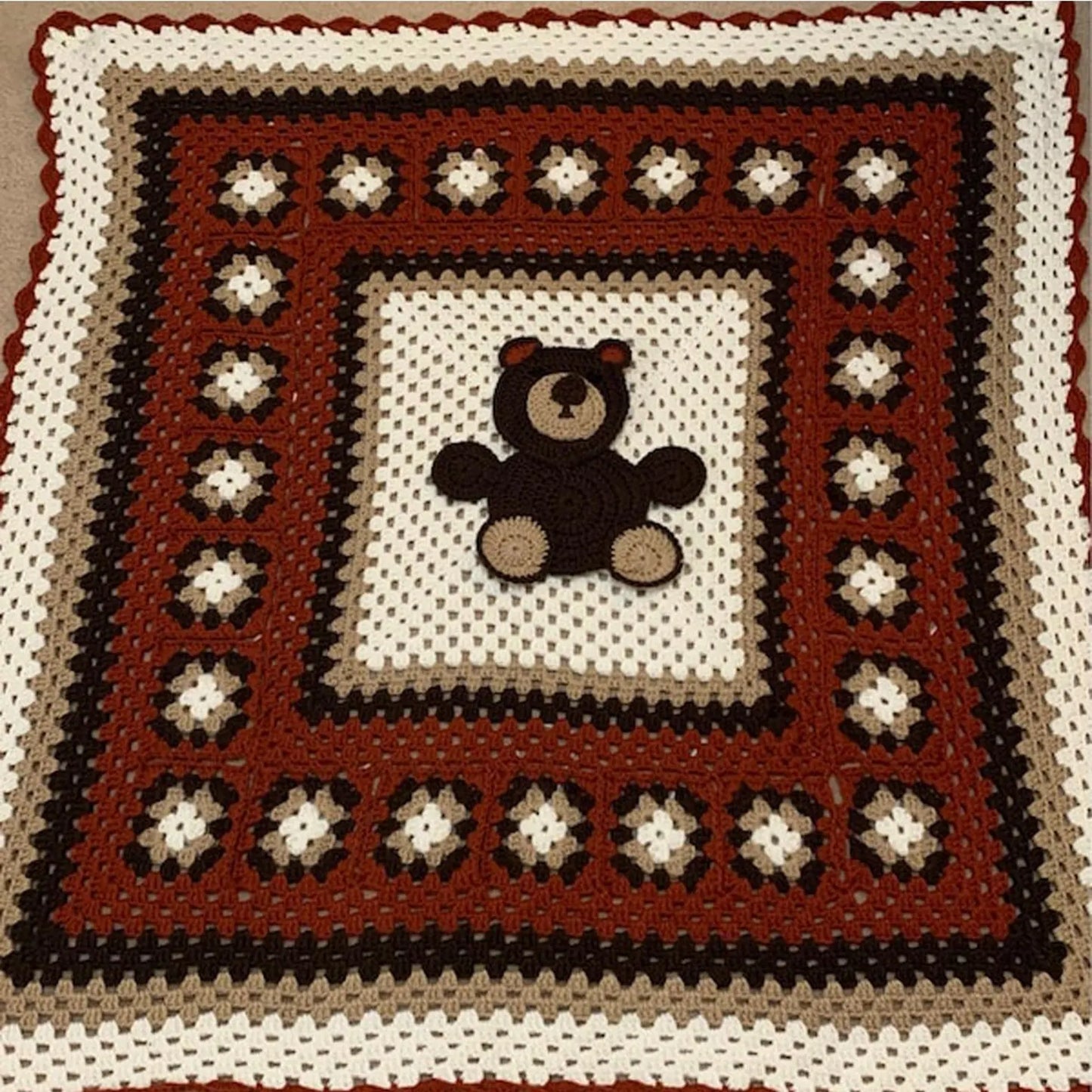 Beginner Crochet Blanket Teddy Bear