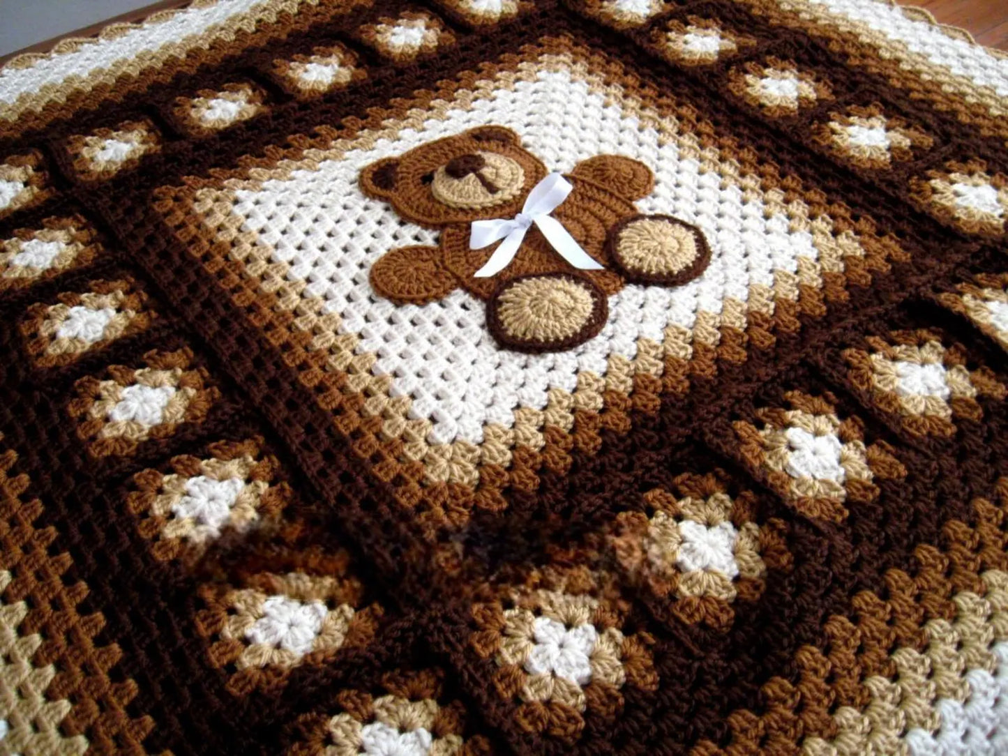 Beginner Crochet Blanket Teddy Bear