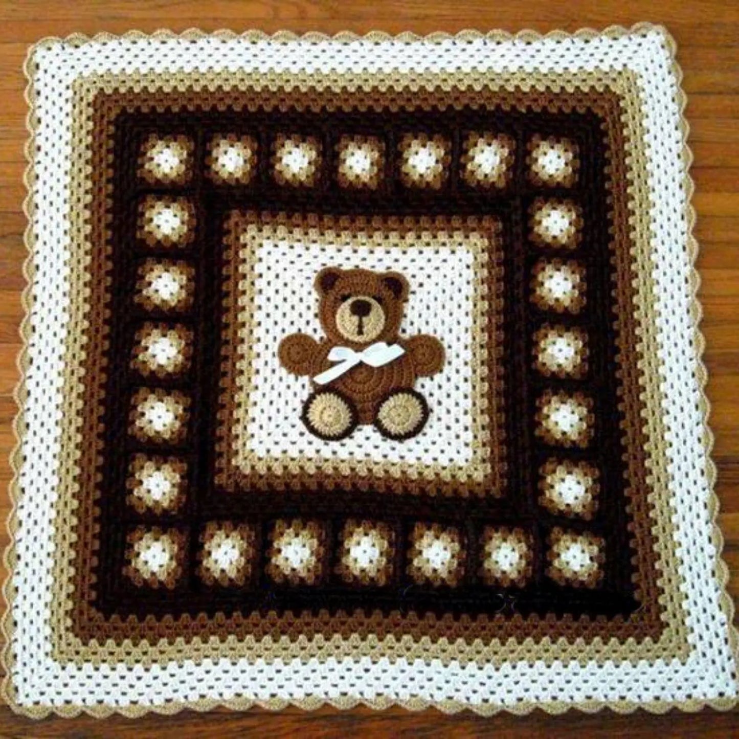 Beginner Crochet Blanket Teddy Bear