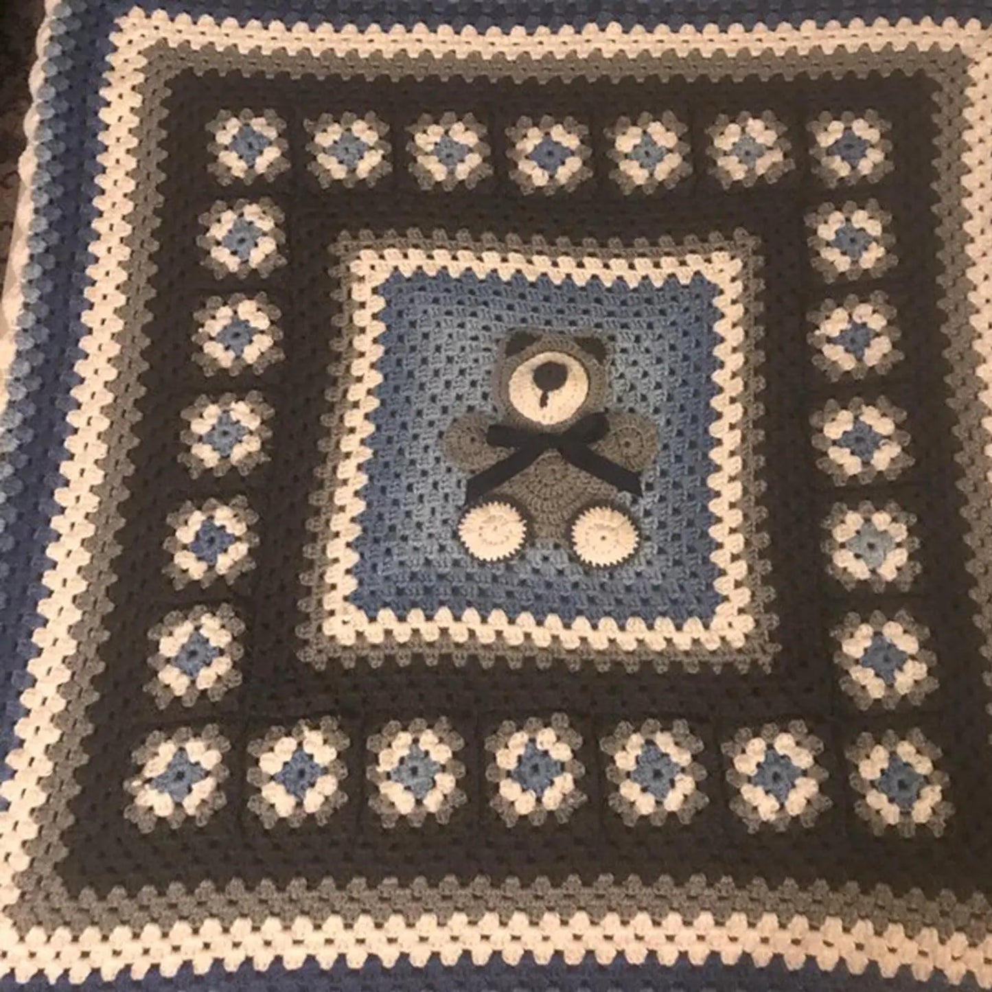 Beginner Crochet Blanket Teddy Bear