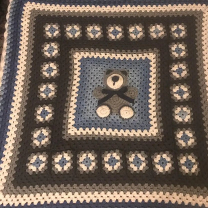 Beginner Crochet Blanket Teddy Bear