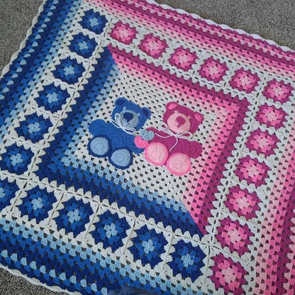 Beginner Crochet Blanket Teddy Bear