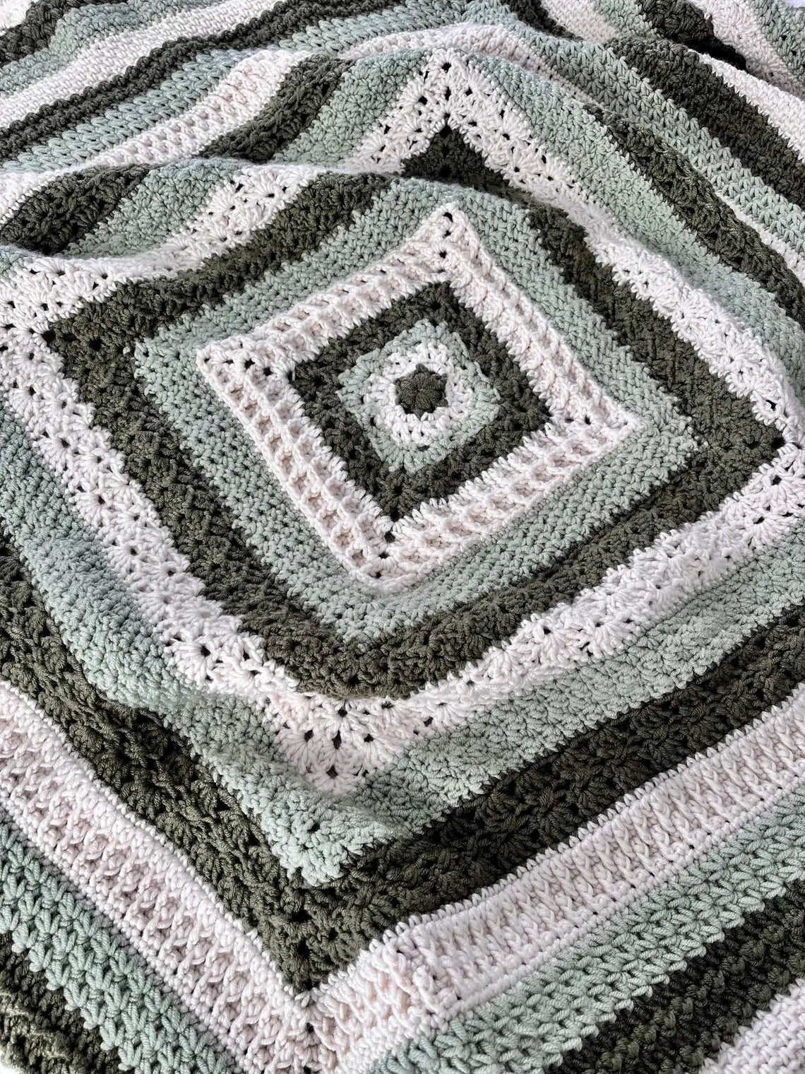 Beginner Throw Blanket Crochet Pattern