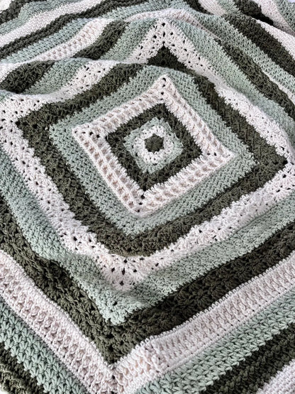 Beginner Throw Blanket Crochet Pattern