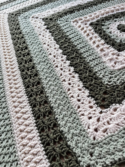 Beginner Throw Blanket Crochet Pattern