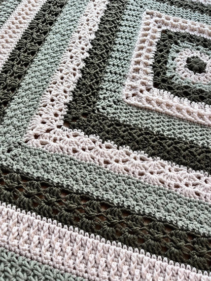 Beginner Throw Blanket Crochet Pattern