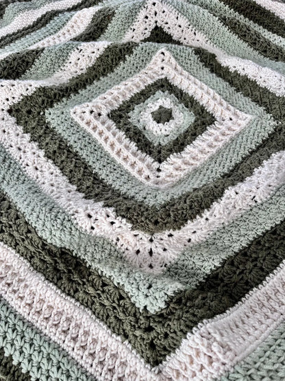 Beginner Throw Blanket Crochet Pattern