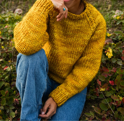 Quick Beginner Sweater knitting pattern