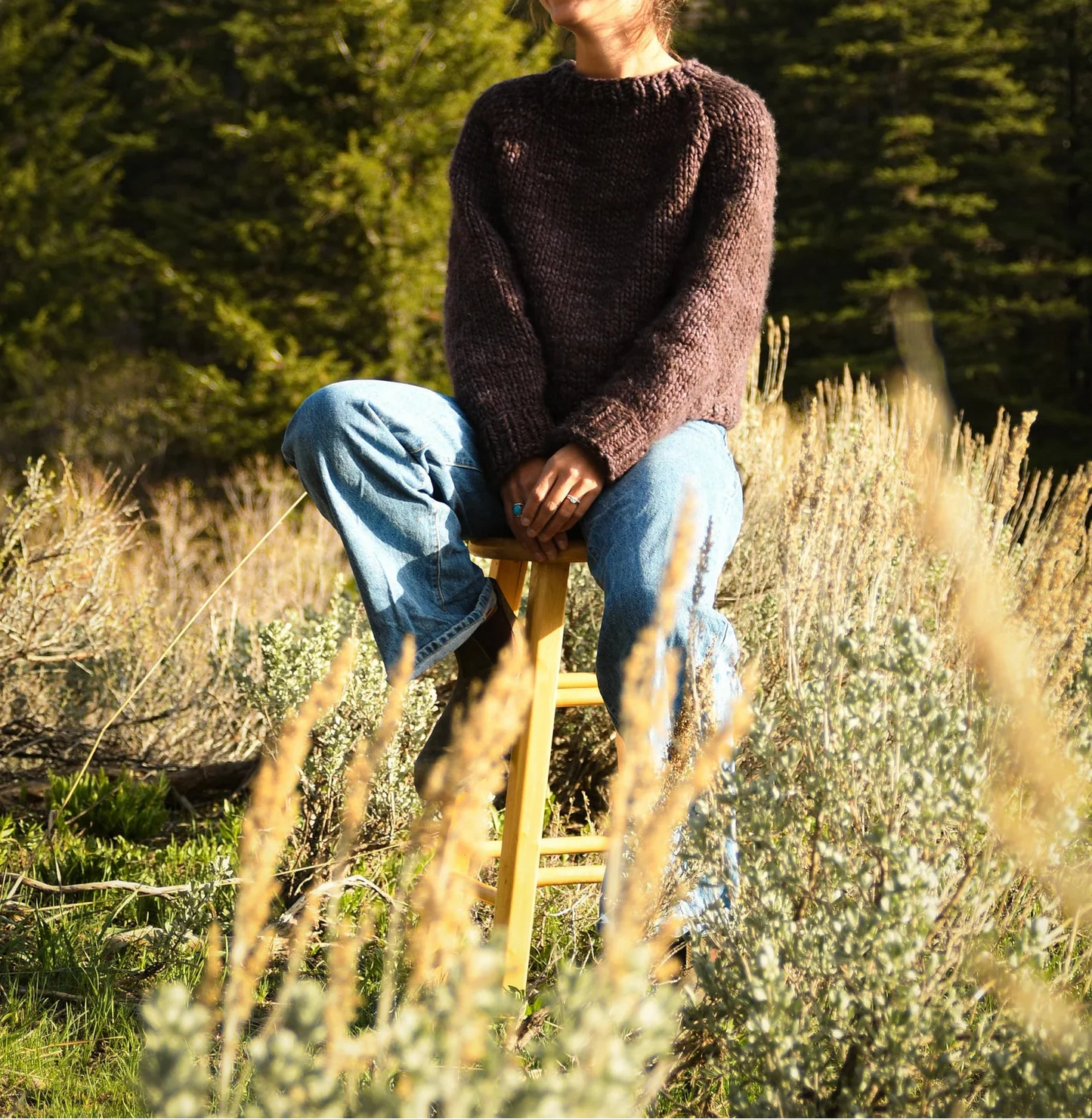 Quick Beginner Sweater knitting pattern