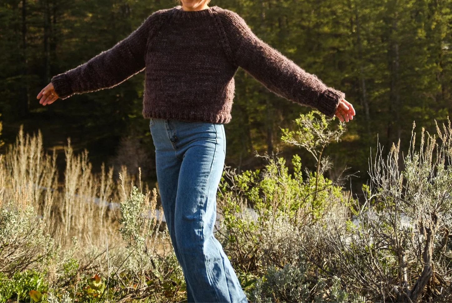 Quick Beginner Sweater knitting pattern