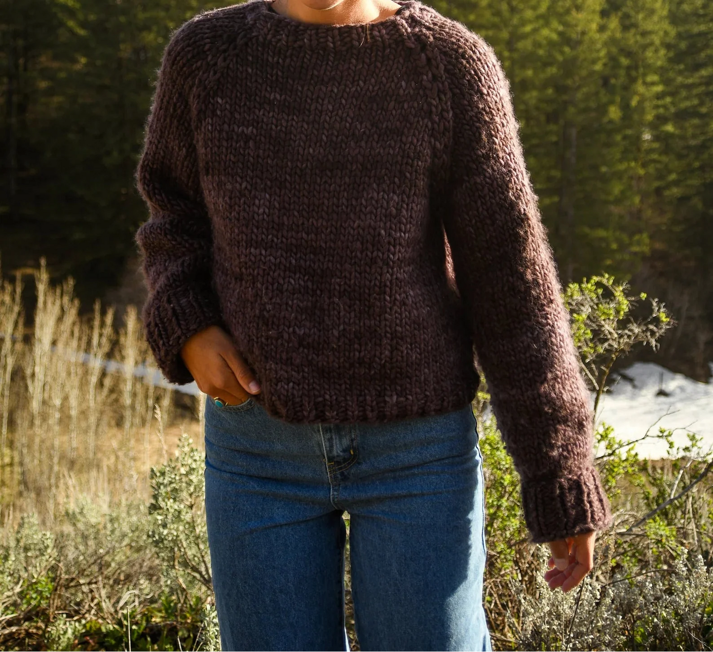Quick Beginner Sweater knitting pattern