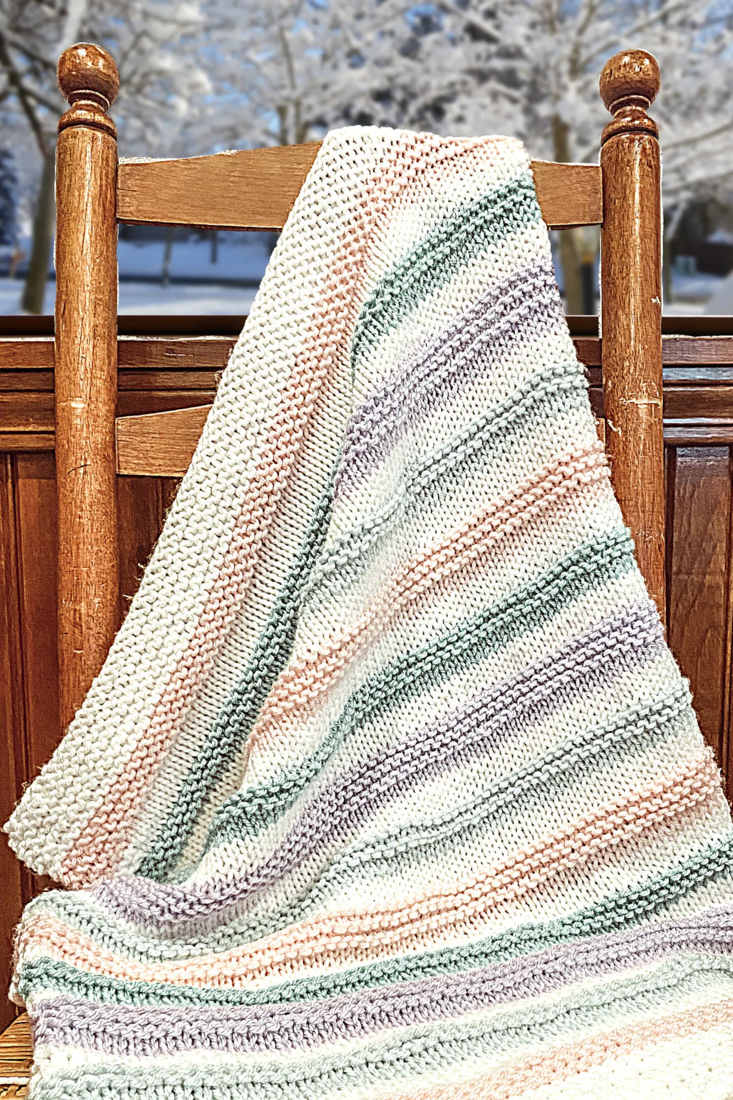 Biddeford Baby Blanket Knitting Pattern