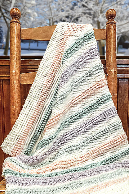 Biddeford Baby Blanket Knitting Pattern