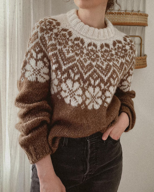 Bloom Pullover knitting Pattern