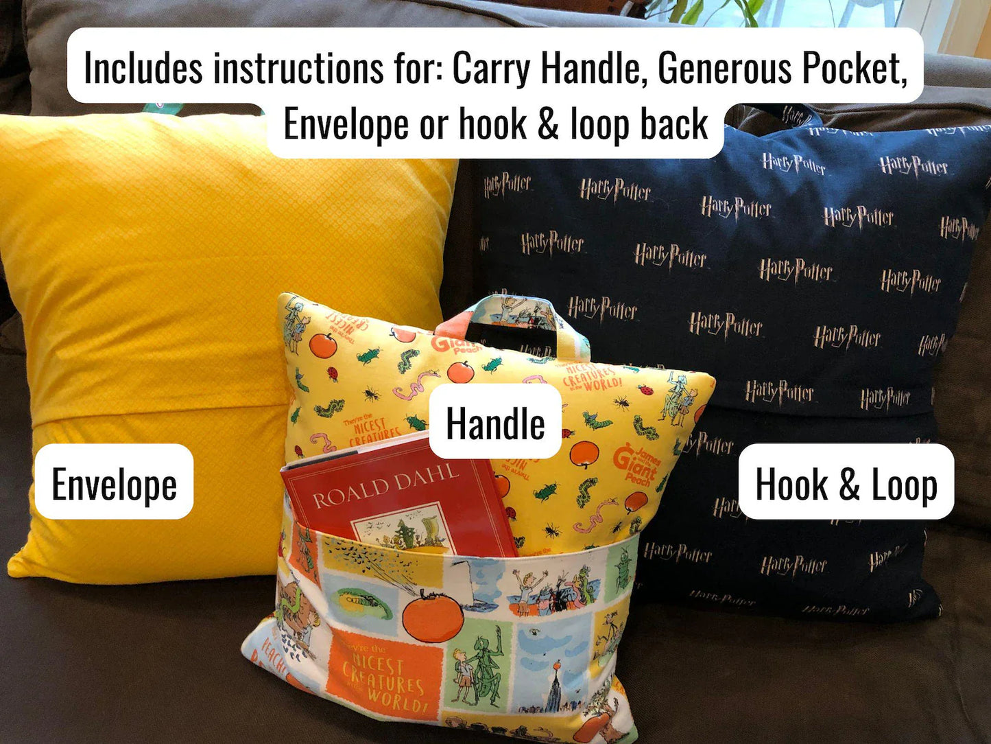 Reading Pillow Sewing Pattern