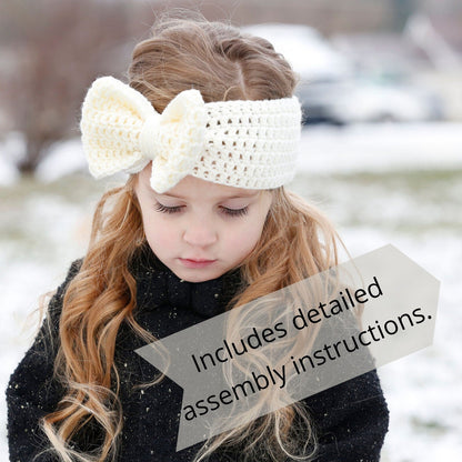 Bow Ear Warmer Crochet Pattern