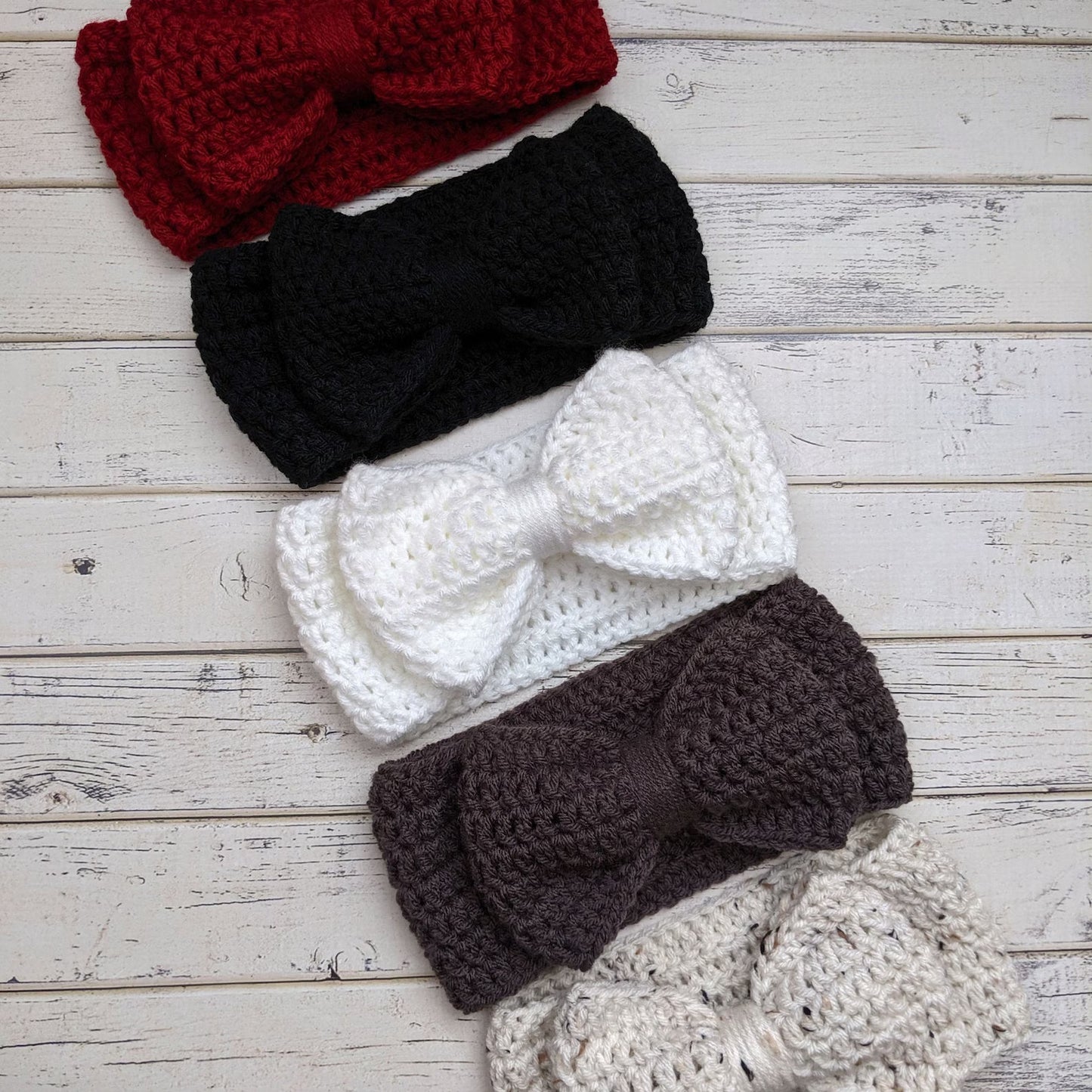 Bow Ear Warmer Crochet Pattern