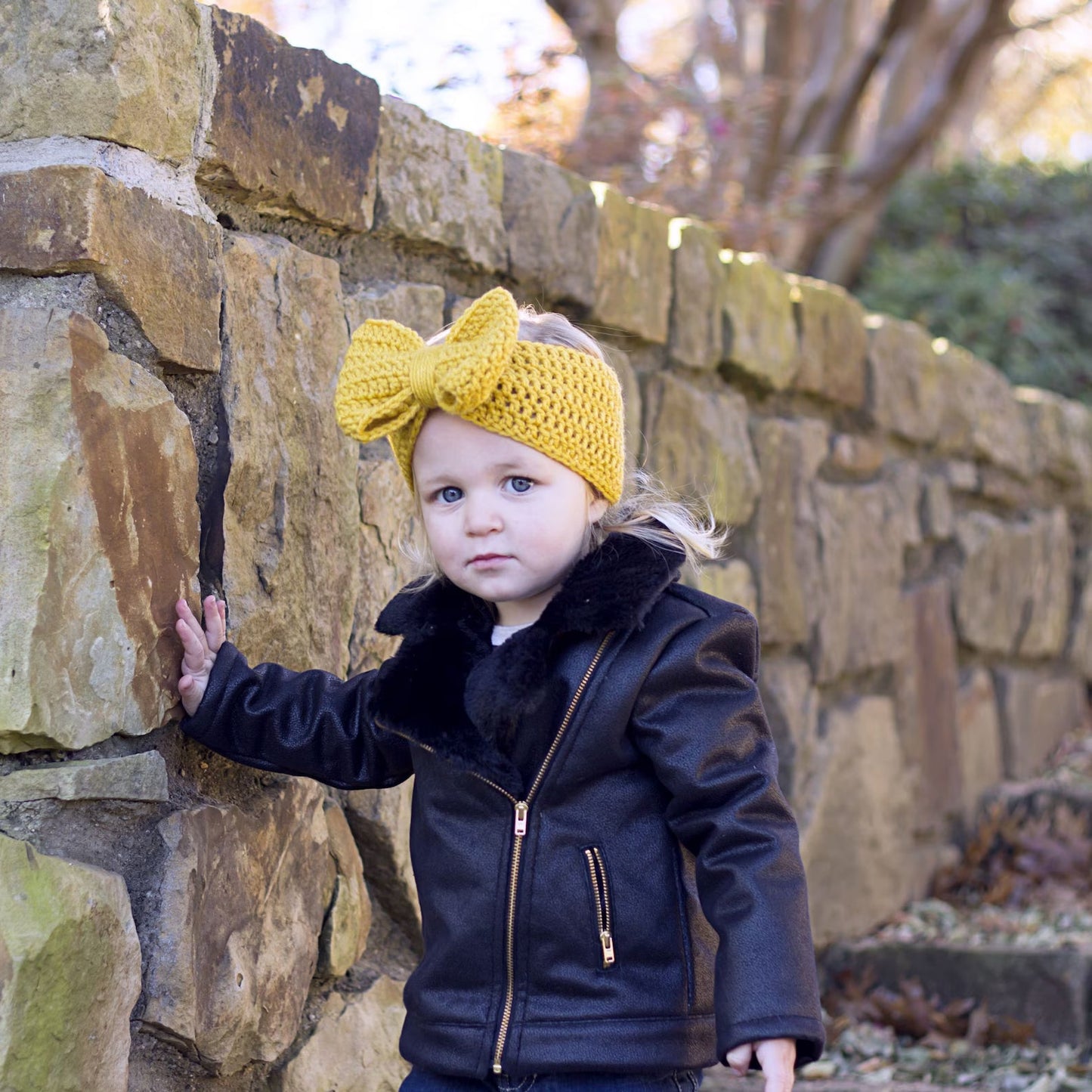 Bow Ear Warmer Crochet Pattern