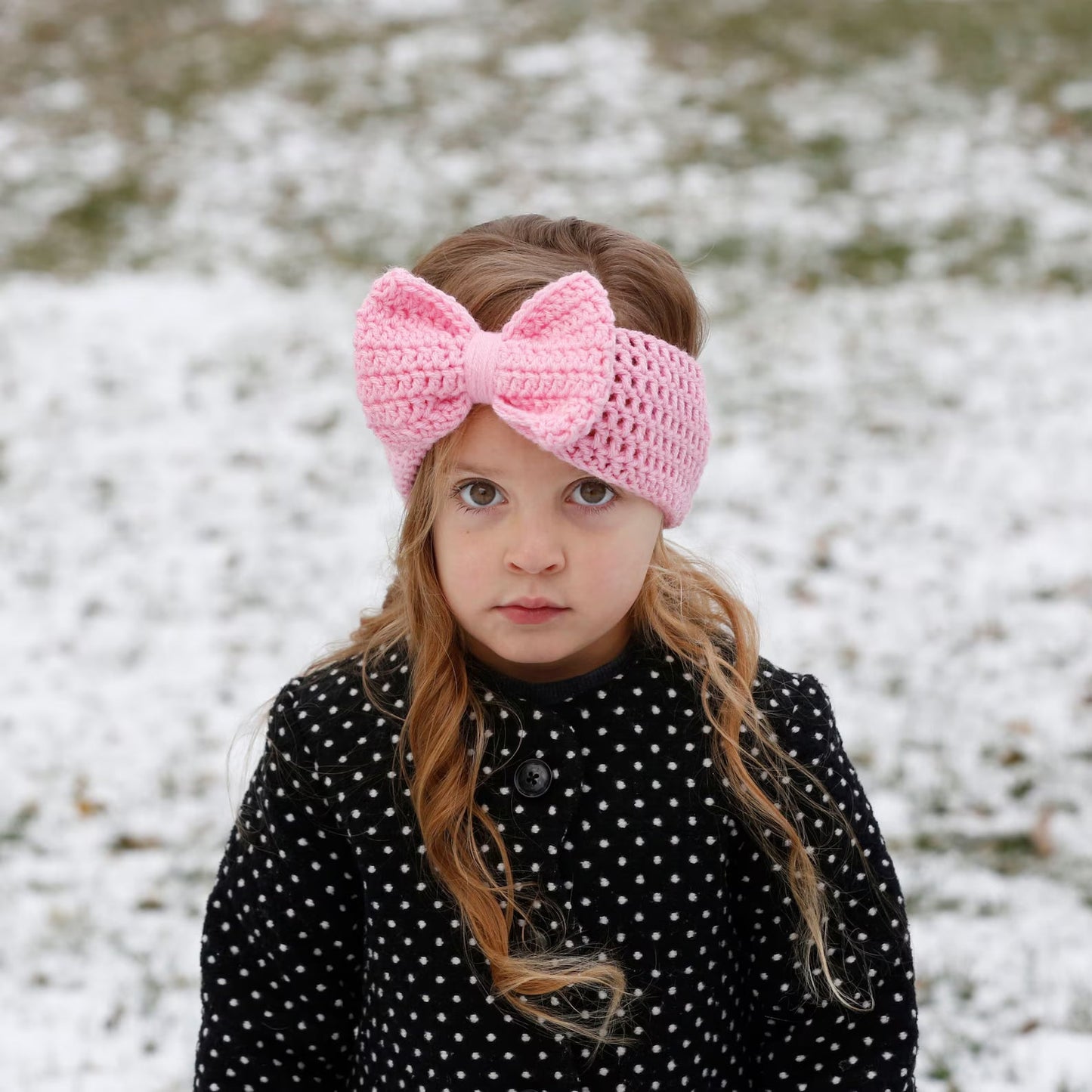 Bow Ear Warmer Crochet Pattern