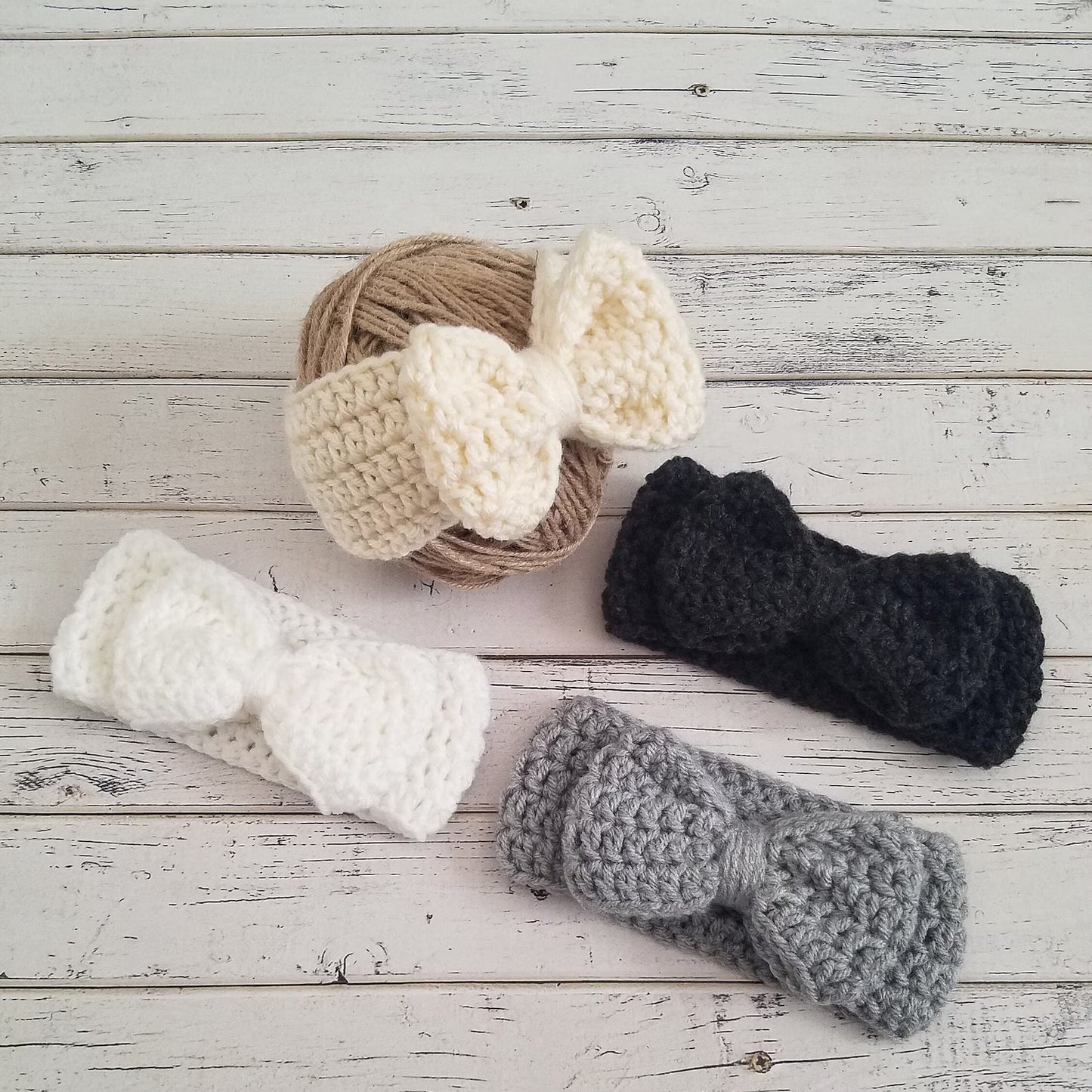 Bow Ear Warmer Crochet Pattern