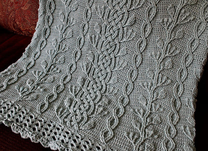 Braided Cable Blanket Crochet Pattern