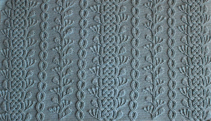 Braided Cable Blanket Crochet Pattern