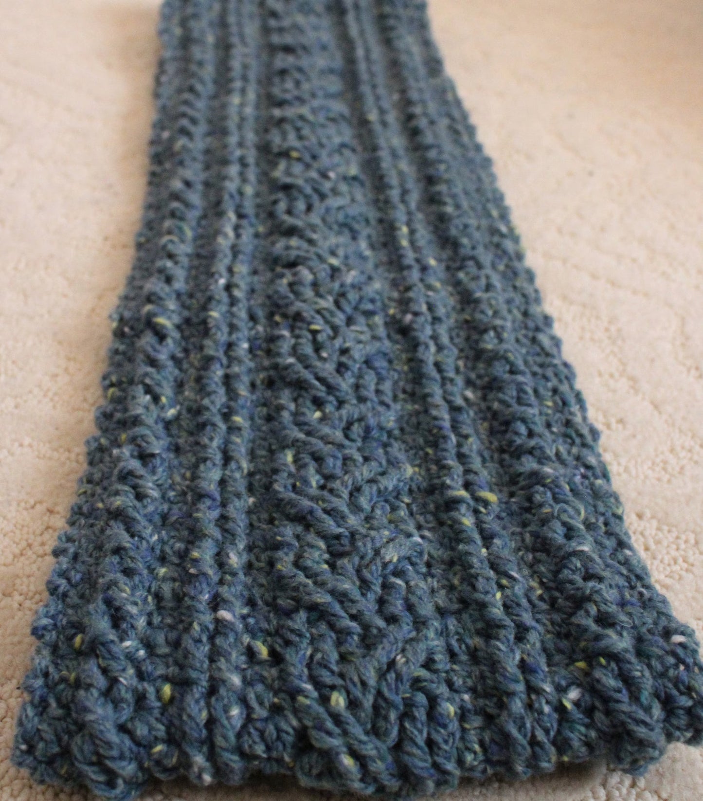 Bulky Celtic Cable Cowl Crochet Pattern