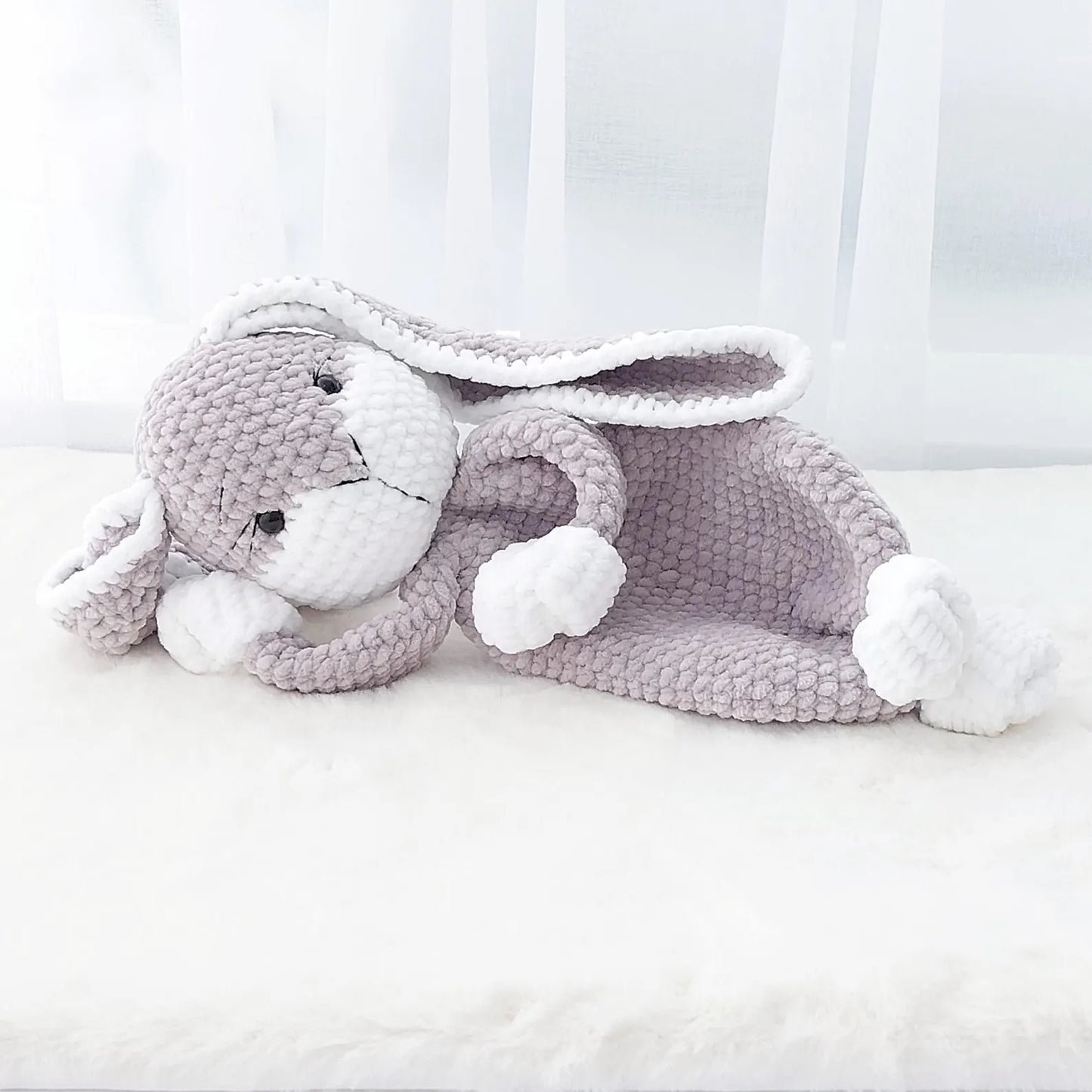 Baby Bunny Comforter Crochet Pattern