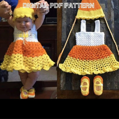 Candy Corn Crochet Pattern