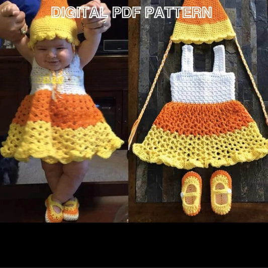 Candy Corn Crochet Pattern