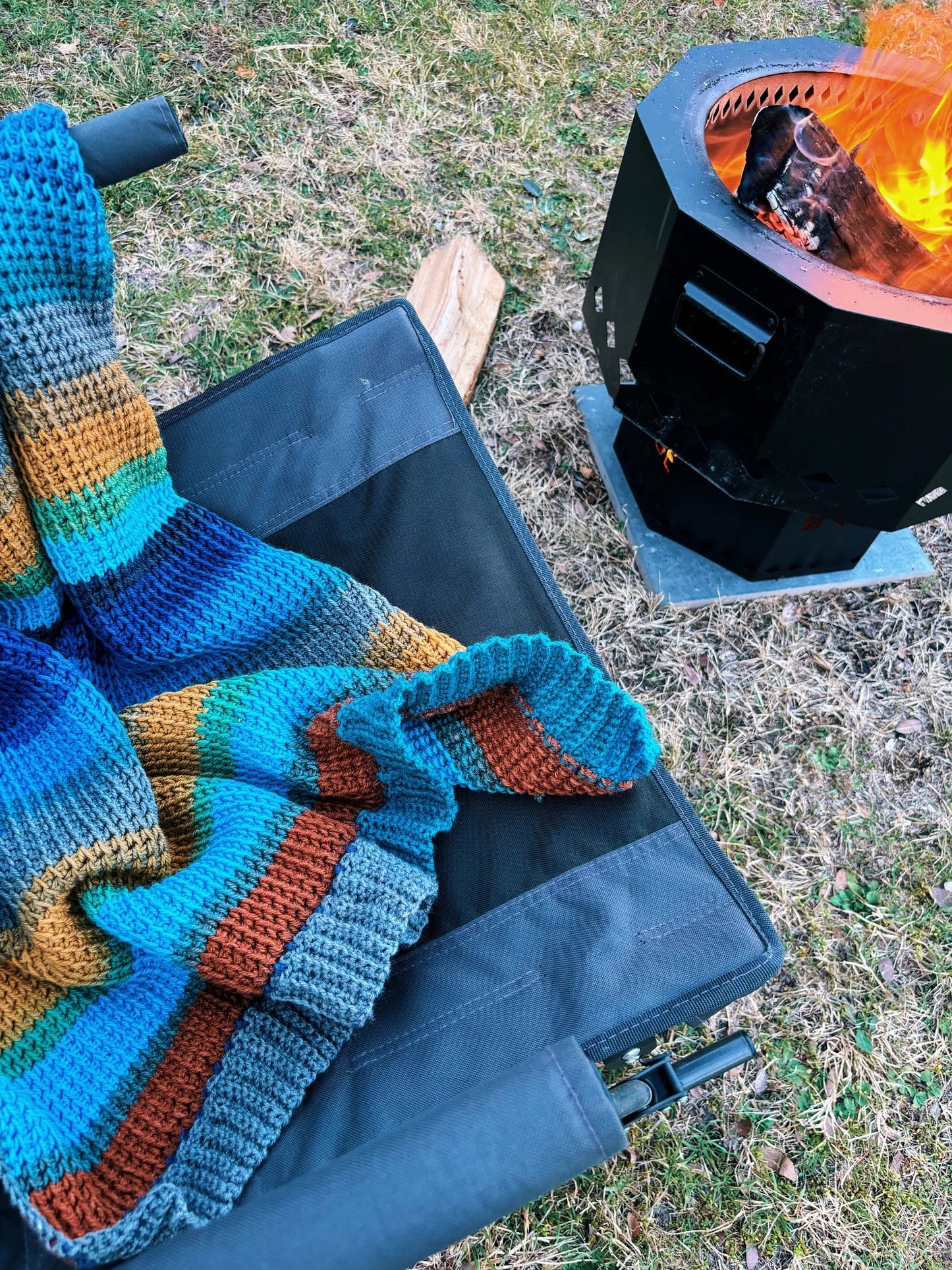 Camping Blanket Crochet Pattern