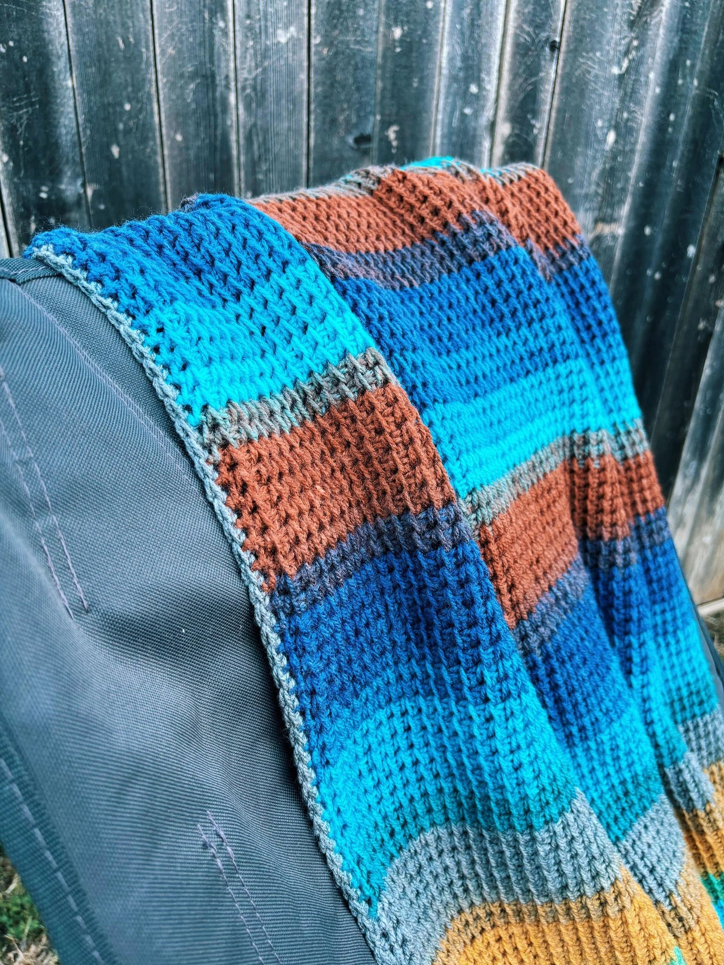Camping Blanket Crochet Pattern