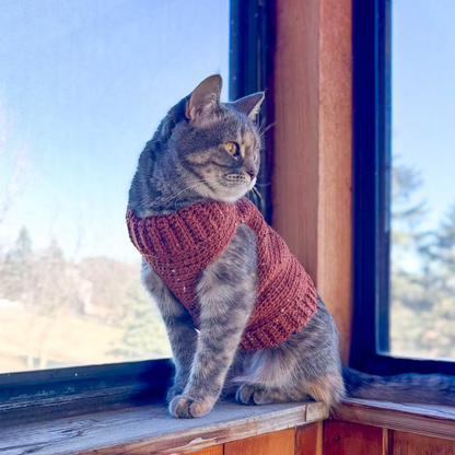 Cozy Cat Sweater Crochet Pattern