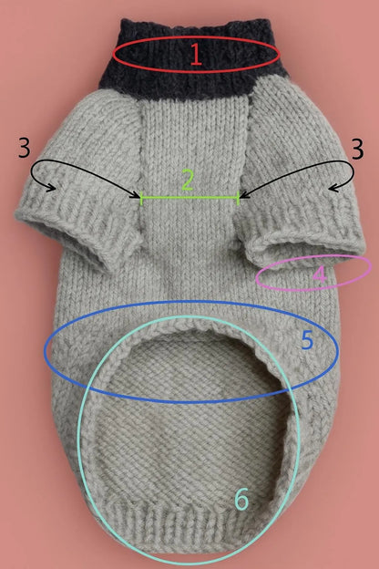 Cat or Small Dog Sweater Knitting Pattern
