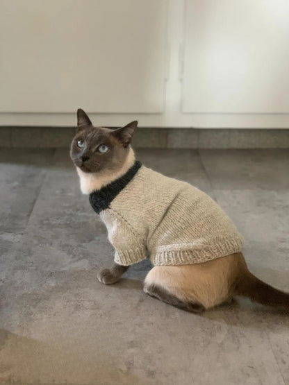Cat or Small Dog Sweater Knitting Pattern
