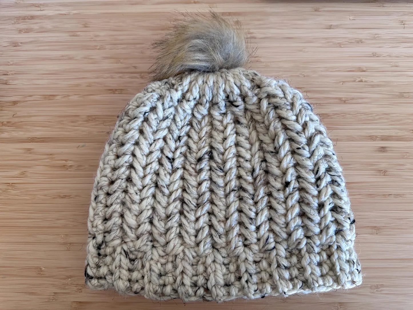 Chunky Herringbone Beanie Crochet Pattern