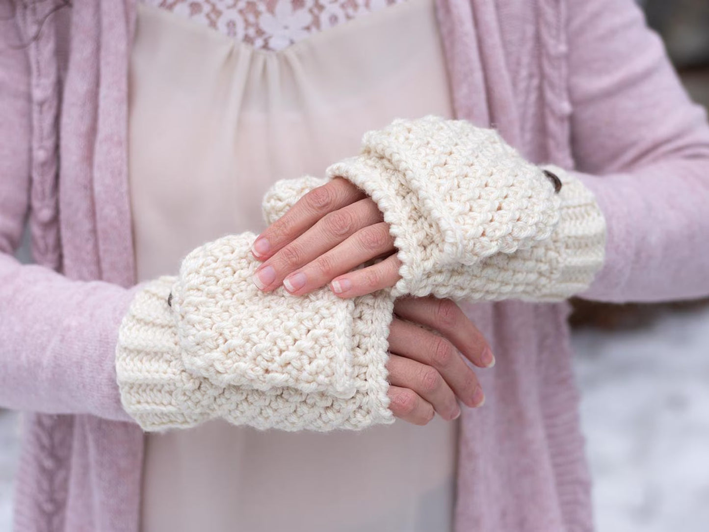 Convertible Mittens Crochet Pattern